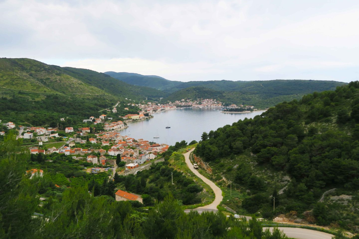 Vis town in Croatia