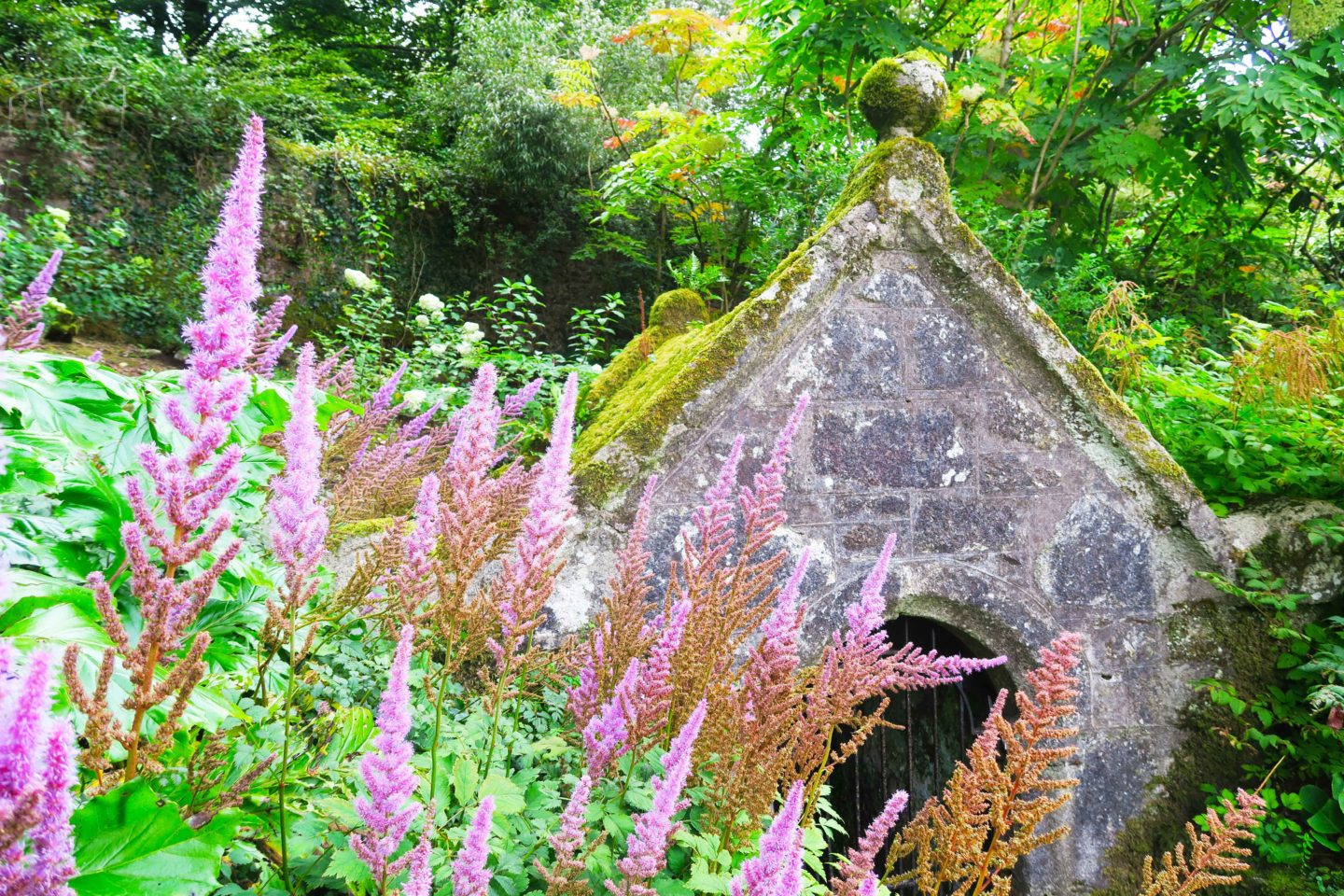 old hut at lanhydrock house near bodmin in cornwall
