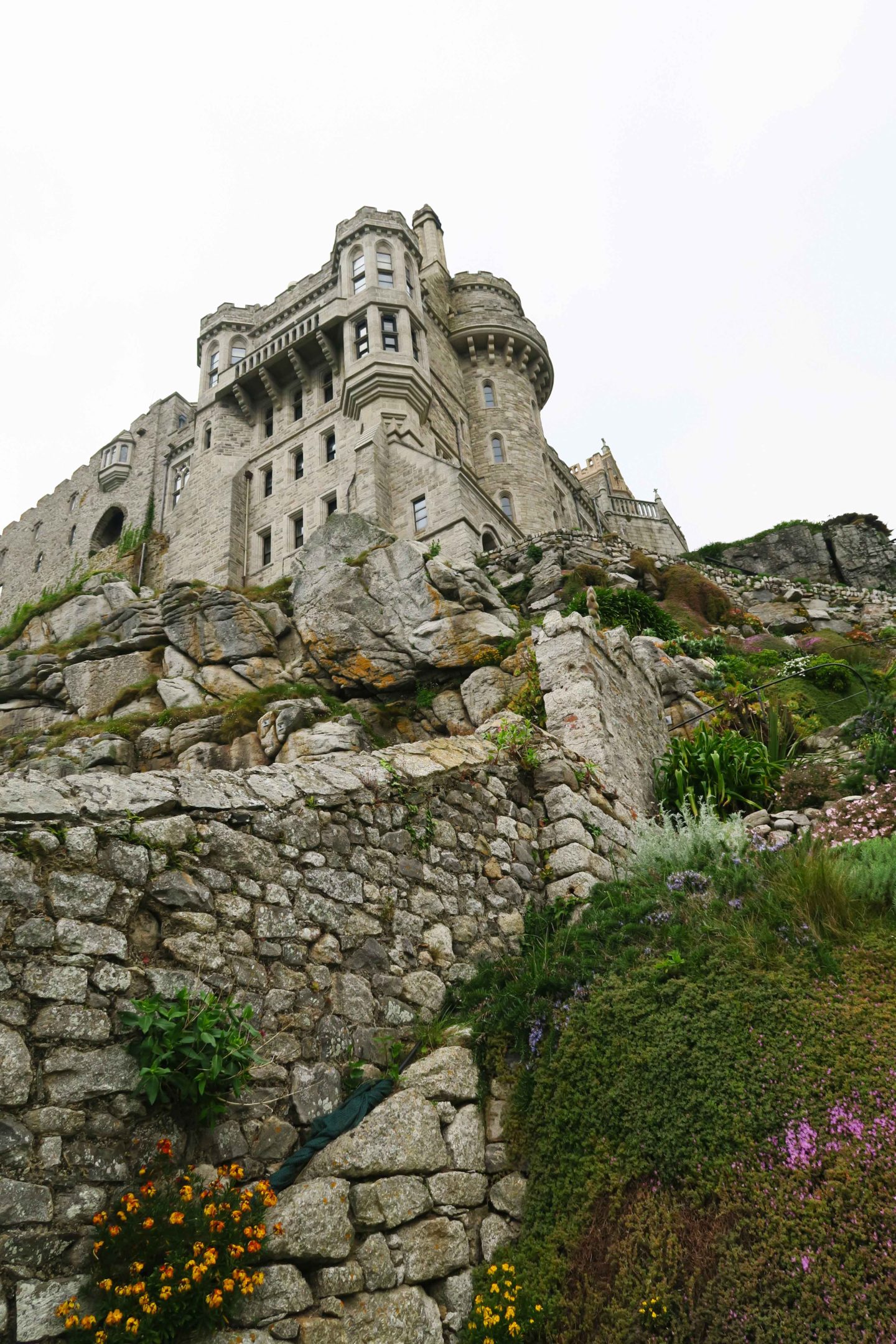 st michaels mount castle owend by the national trust in cornwall