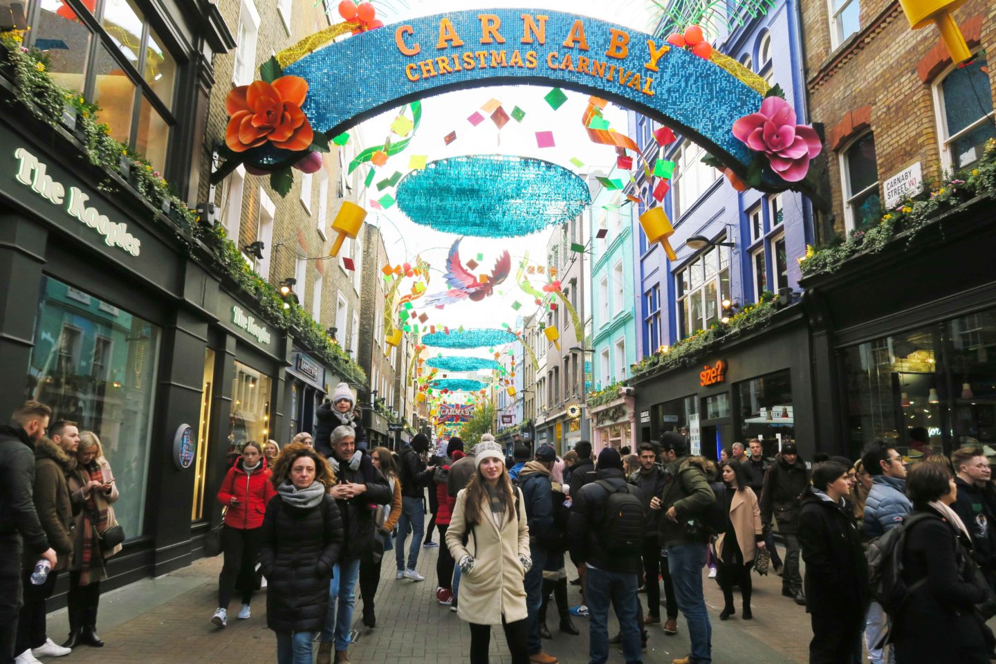 melissa carne at carnaby street christmas decorations