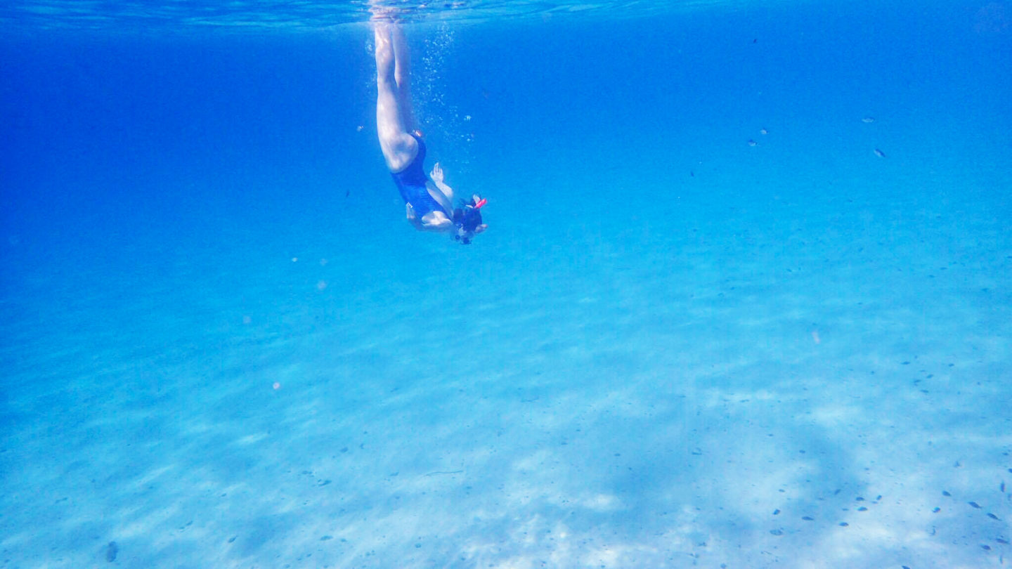 melissa carne snorkelling and diving in mykonos greece