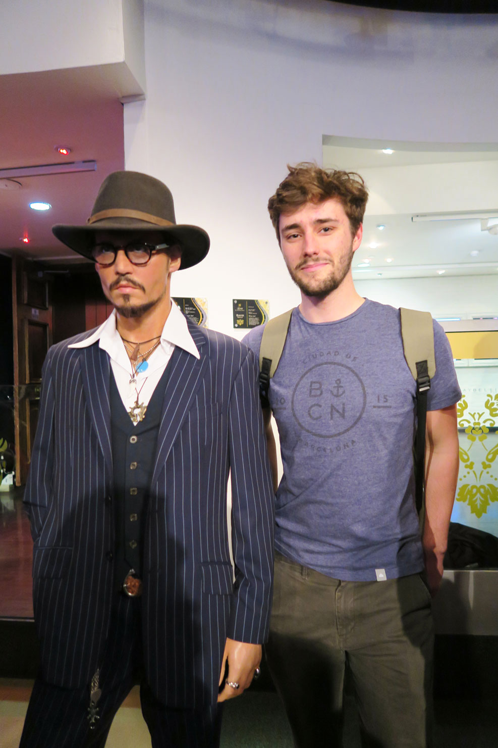 johnny depp wax work at madame tussauds in london