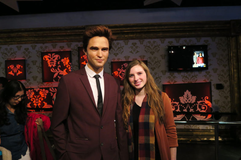 robert pattinson wax work in madame tussauds in london