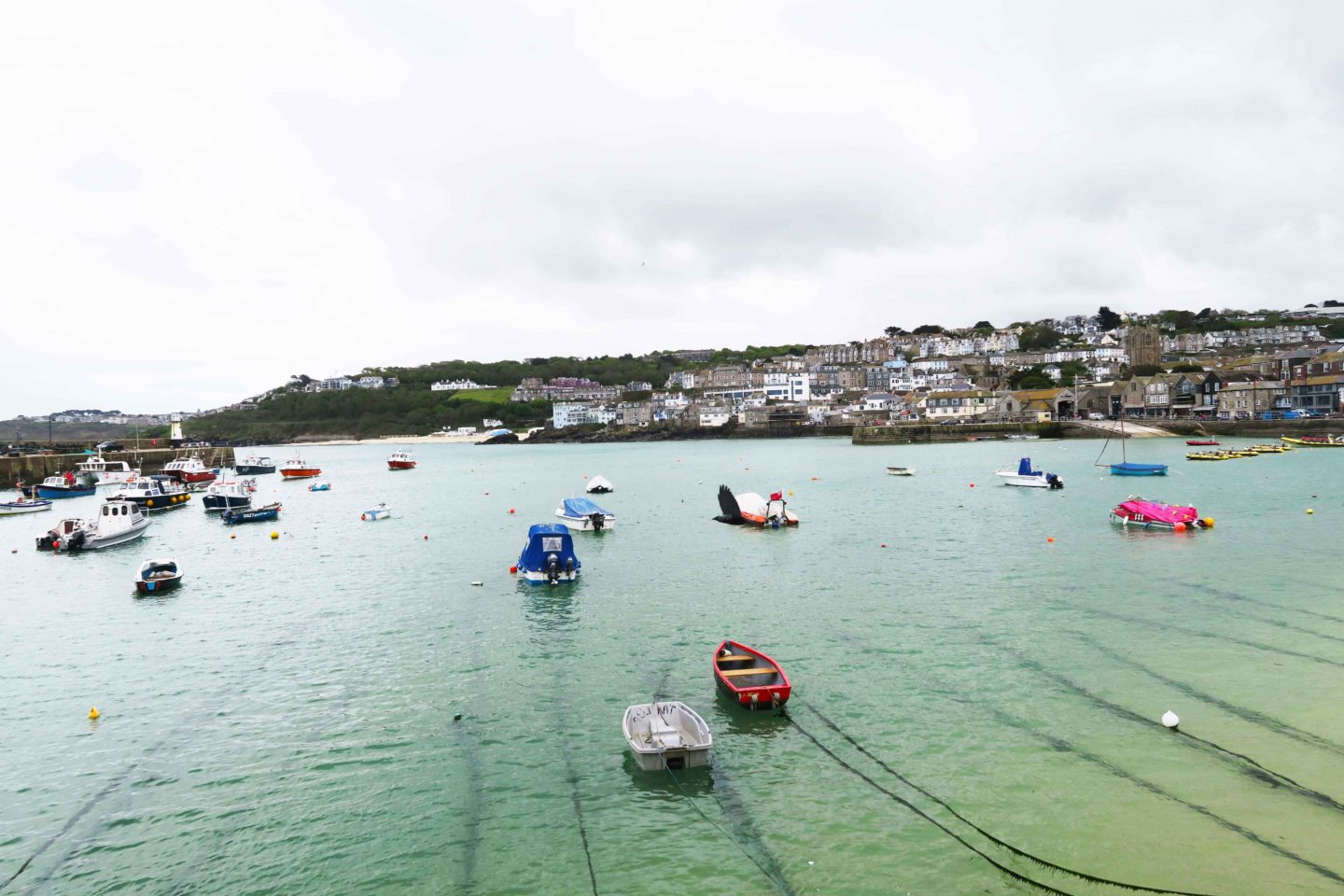 st ives harbour in cornwall