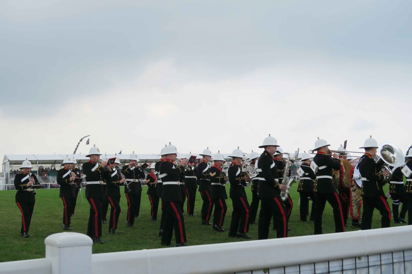 marching band in the cornwall show ground