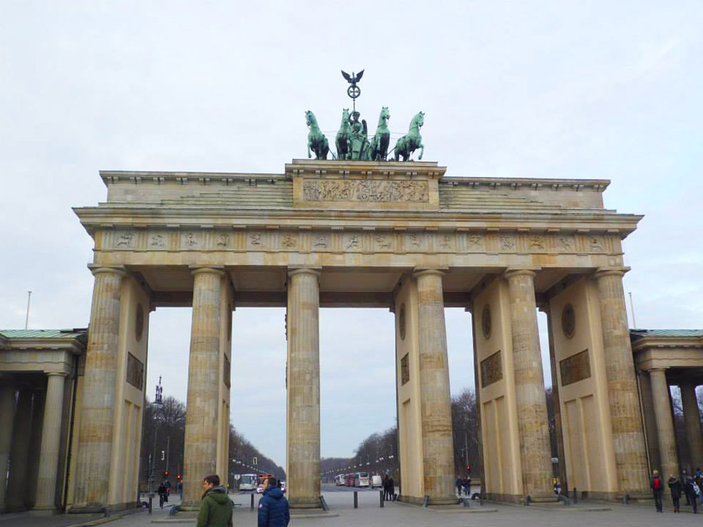 berlin battenburg gates germany