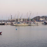 falmouth harbour with boats and yachts