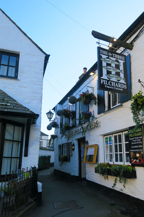 the three pilchards in polperro in cornwall