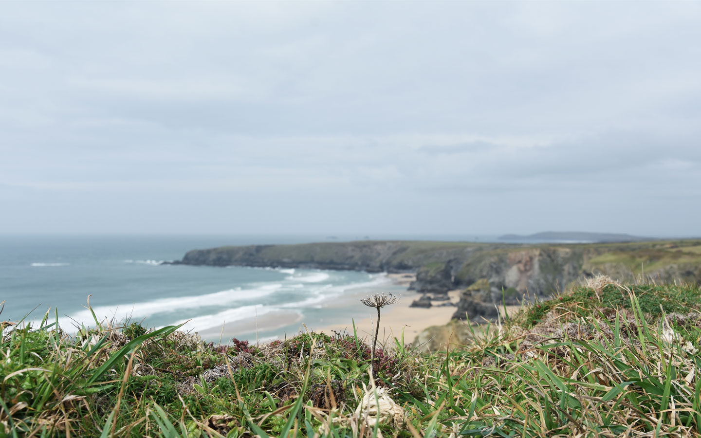 bedruthan steps owned by the national trust coastline