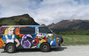 escape rental campervan in new zelaland